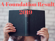 Check Here CA Foundation Result June 2019 and Pass Percentage CA Foundation Result June 2019