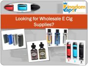 Find Your Wholesale Vaping Supplies at Kingdom Vapor Wholesale Vaping