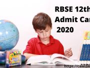 How to Download RBSE 12th Admit Card 2020 RBSE 12th Admit Card 2020