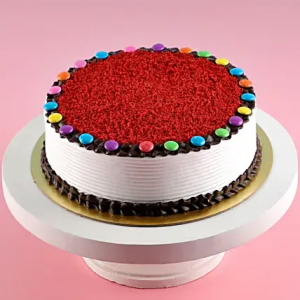 Red Velvet Gems Cake