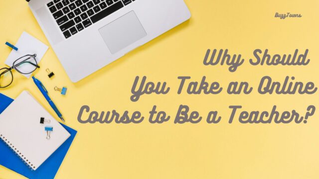 Why Should You Take an Online Course to Be a Teacher