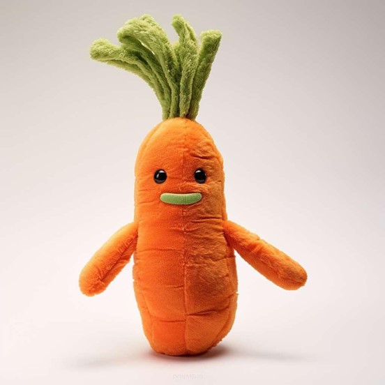 Cute Carrot Vegetable Plush