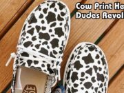 Spotlight on Comfort: The Cow Print Hey Dudes Revolution Cow Print Hey Dudes