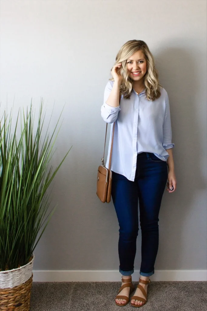 Half Tucked, Half Untucked Shirt