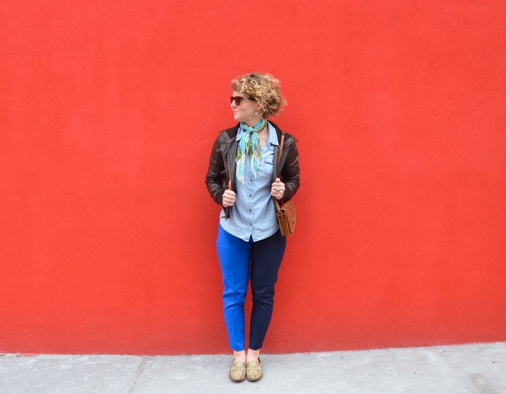 Two Different Colored Pant Legs