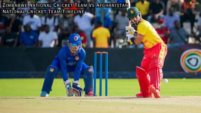 Zimbabwe National Cricket Team Vs Afghanistan National Cricket Team Timeline