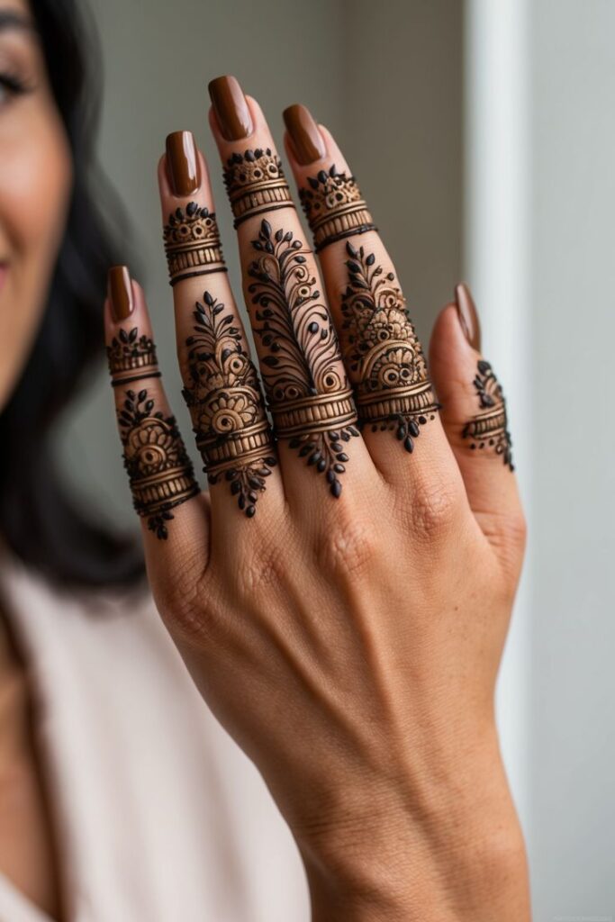 The Geometric Finger Art