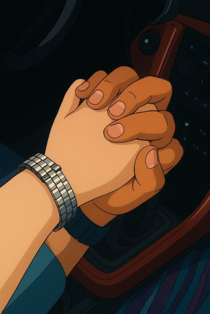 Holding hands