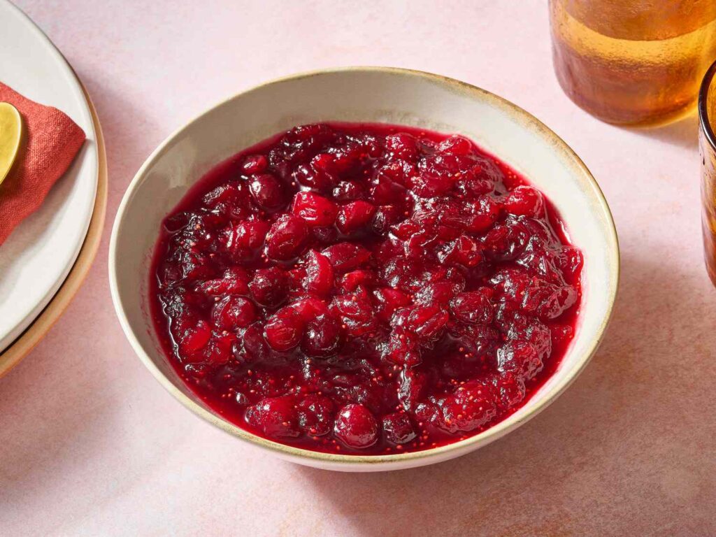 Homemade Cranberry Sauce with Orange Zest