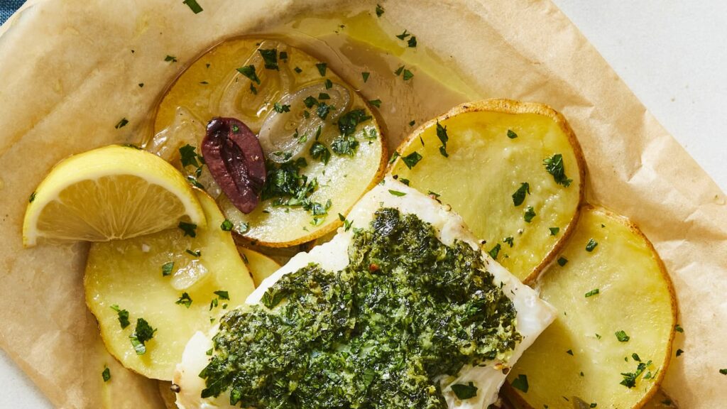 Baked Cod with Gremolata