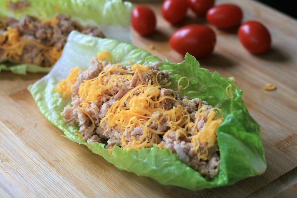 Tuna Salad Lettuce Wraps