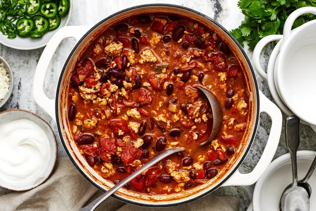 Turkey Chili with Extra Beans
