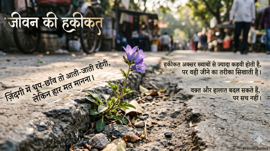 Reality Life Quotes in Hindi 7