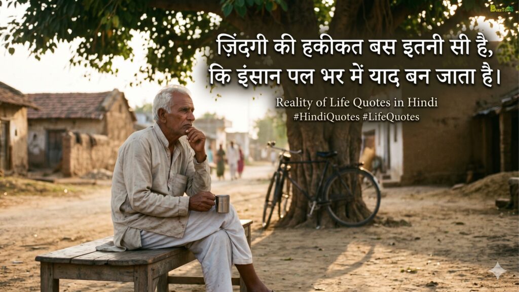 Reality Life Quotes in Hindi 8