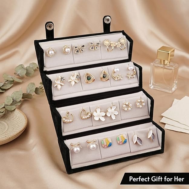 Pretty Pairings 12-Pair Designer Earrings Set with Gift Box