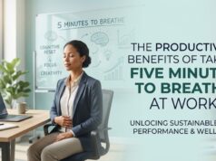 The Productivity Benefits of Taking Five Minutes to Breathe at Work The Productivity Benefits of Taking Five Minutes to Breathe at Work