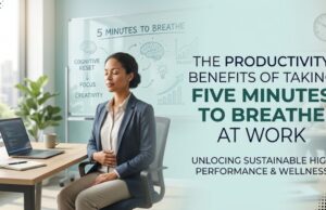 The Productivity Benefits of Taking Five Minutes to Breathe at Work The Productivity Benefits of Taking Five Minutes to Breathe at Work