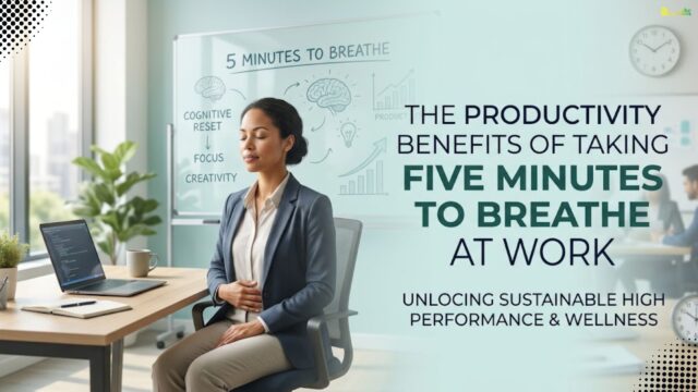 The Productivity Benefits of Taking Five Minutes to Breathe at Work The Productivity Benefits of Taking Five Minutes to Breathe at Work
