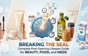 Breaking the Seal: Complete Post-Opening Lifespan Guide for Beauty, Food, and Meds Complete Post-Opening Lifespan Guide for Beauty, Food, and Meds