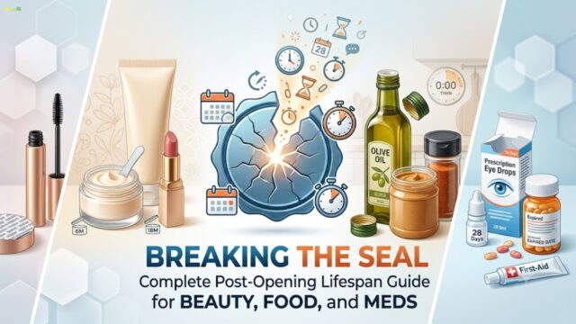 Complete Post-Opening Lifespan Guide for Beauty, Food, and Meds