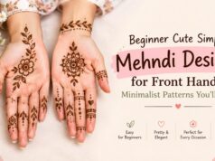 Beginner Cute Simple Mehndi Designs for Front Hands: Minimalist Patterns You’ll Love Hand mehndi design
