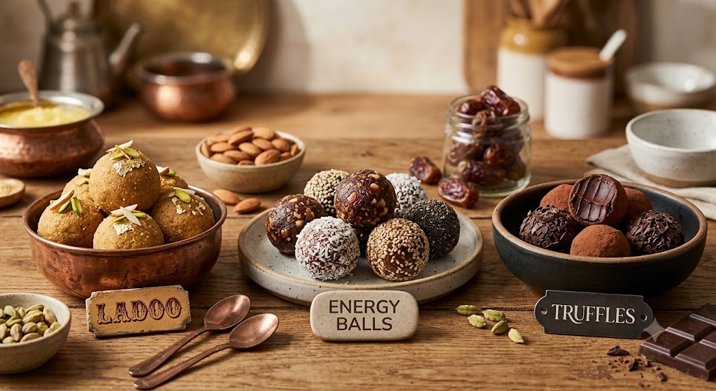  Ladoo vs. Energy Balls & Truffles
