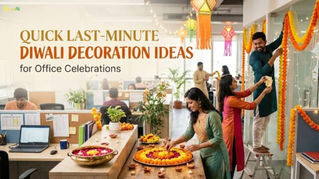 Quick Last-Minute Diwali Decoration Ideas for Office Celebrations