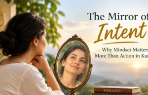 The Mirror of Intent: Why Mindset Matters More Than Action in Karma Why Mindset Matters More Than Action in Karma